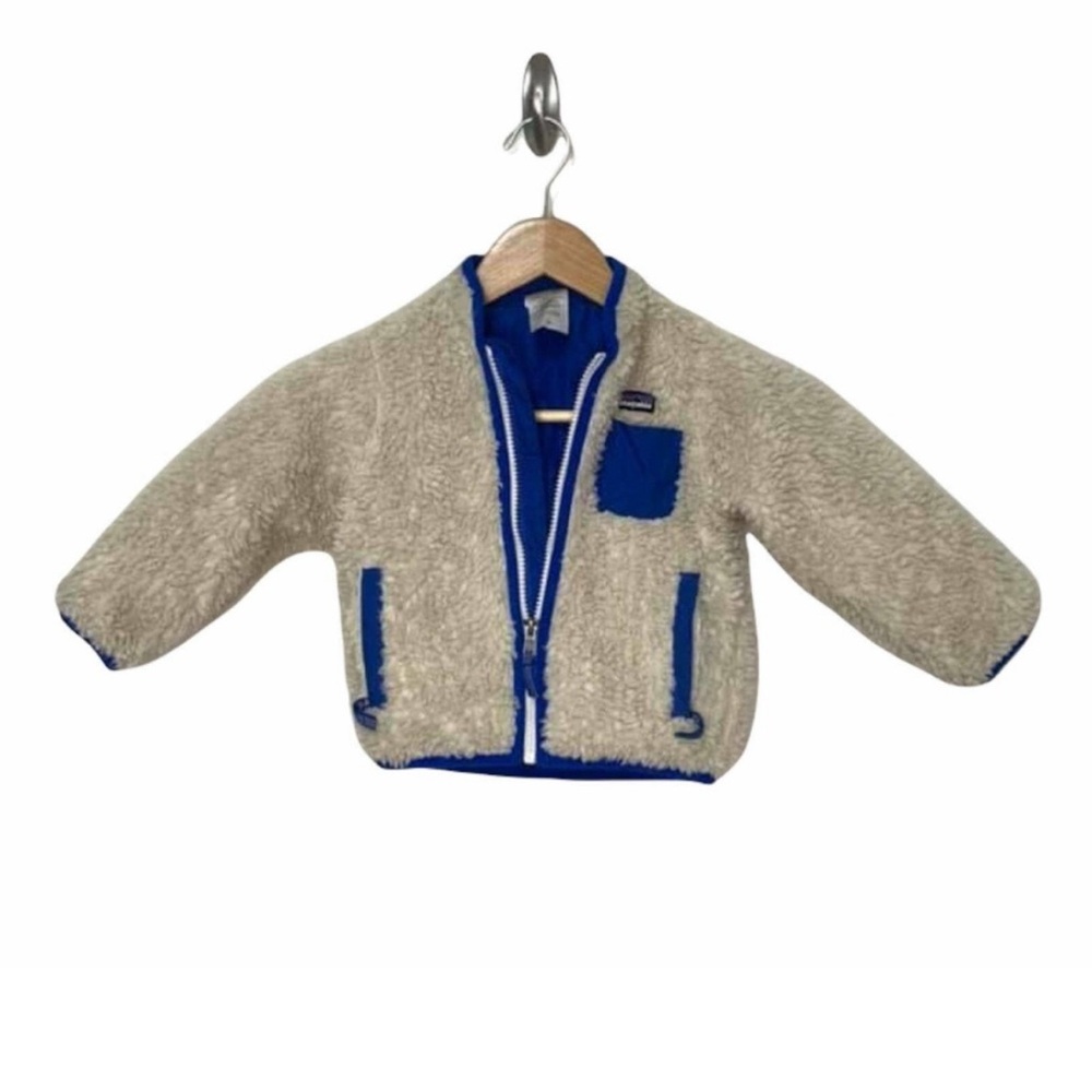 Patagonia Baby Retro Fleece Blue Jacket 2T